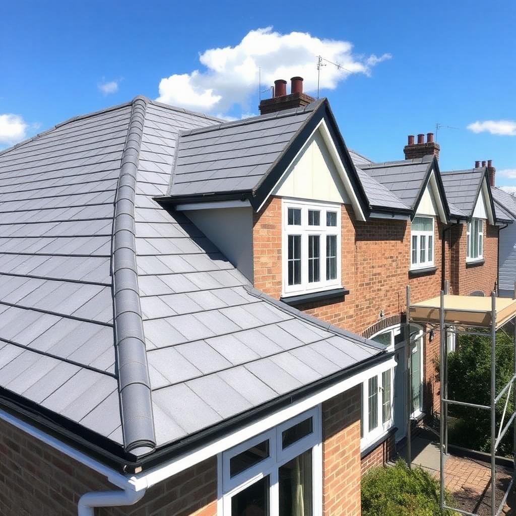Completed full re-roof project in East Sussex
